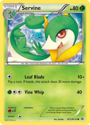 Servine RC2/113 - Legendary Treasures Holofoil - Poke-Collect