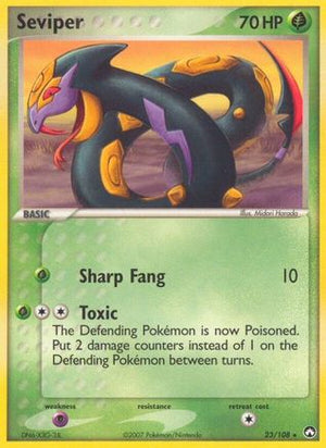 Seviper 23/108 - Power Keepers Reverse Holofoil - Poke-Collect