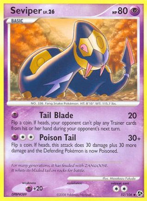 Seviper 52/106 - Great Encounters - Poke-Collect