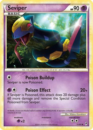 Seviper 51/95 - Call of Legends Reverse Holofoil - Poke-Collect