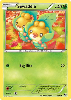 Sewaddle 8/135 - Plasma Storm - Poke-Collect