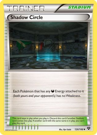 Shadow Circle 126/146 - XY Base Set Reverse Holofoil - Poke-Collect