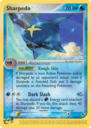 Sharpedo 22/109 - Ruby & Sapphire Reverse Holofoil - Poke-Collect