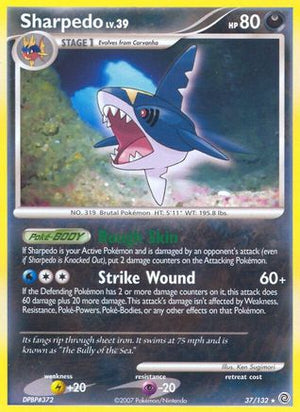 Sharpedo 37/132 - Secret Wonders Reverse Holofoil - Poke-Collect