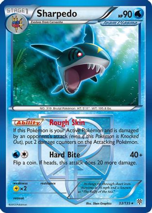 Sharpedo 33/135 - Plasma Storm - Poke-Collect