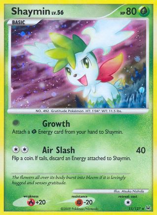 Shaymin (15) 15/127 - Platinum Holofoil - Poke-Collect