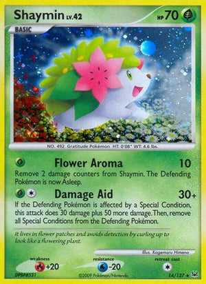 Shaymin (14) 14/127 - Platinum Holofoil