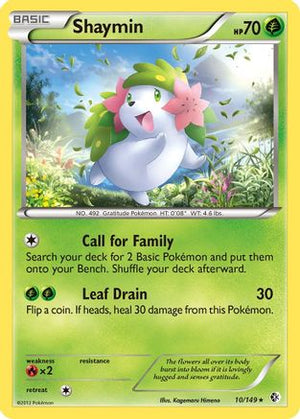 Shaymin 10/149 - Boundaries Crossed Reverse Holofoil - Poke-Collect