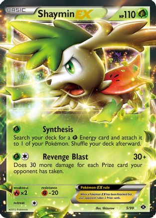 Shaymin-EX 5/99 - Next Destinies Holofoil - Poke-Collect
