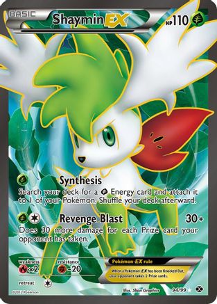 Shaymin-EX 94/99 - Next Destinies Holofoil - Poke-Collect