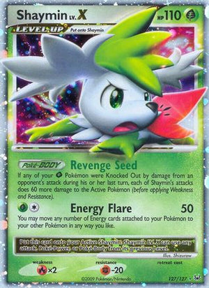 Shaymin LV.X 127/127 - Platinum Holofoil