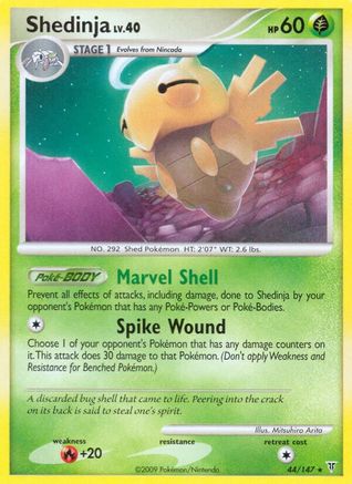 Shedinja 44/147 - Supreme Victors Reverse Holofoil - Poke-Collect
