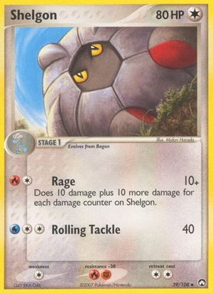 Shelgon 39/108 - Power Keepers Reverse Holofoil - Poke-Collect