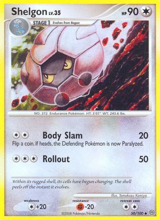 Shelgon 50/100 - Stormfront Reverse Holofoil - Poke-Collect