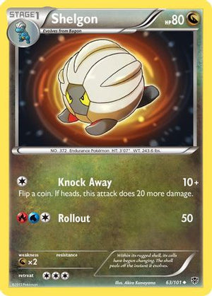 Shelgon 63/101 - Plasma Blast Reverse Holofoil - Poke-Collect