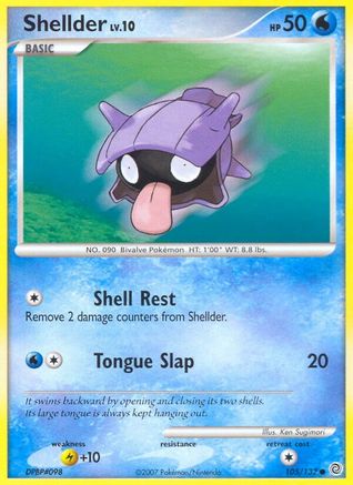 Shellder 105/132 - Secret Wonders Reverse Holofoil - Poke-Collect
