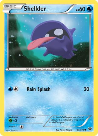 Shellder 31/146 - XY Base Set - Poke-Collect
