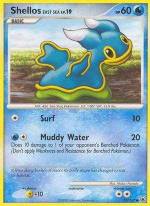 Shellos East Sea 73/100 - Majestic Dawn Reverse Holofoil - Poke-Collect