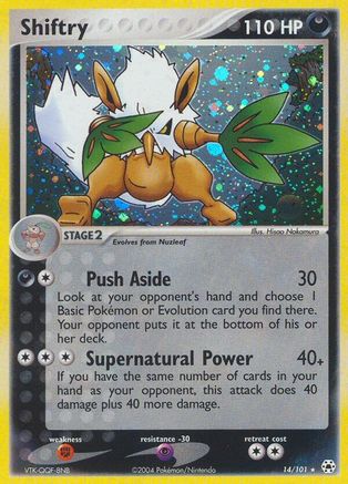 Shiftry 14/101 - Hidden Legends Reverse Holofoil - Poke-Collect