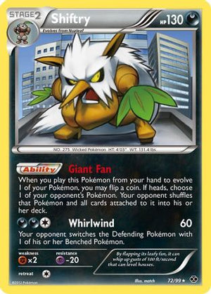 Shiftry 72/99 - Next Destinies Reverse Holofoil - Poke-Collect