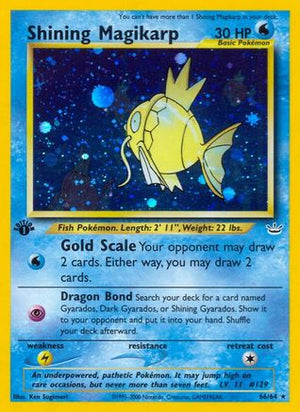 Shining Magikarp 66/64 - Neo Revelation 1st Edition Holofoil - Poke-Collect