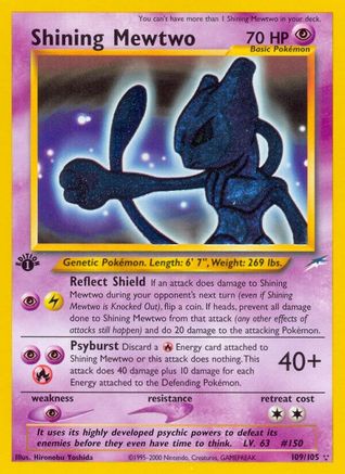 Shining Mewtwo 109/105 - Neo Destiny 1st Edition Holofoil - Poke-Collect