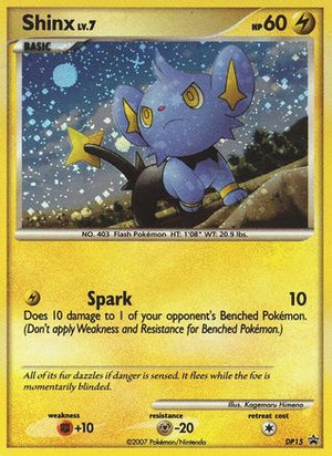 Shinx DP15/56 - DP Black Star Promos Holofoil - Poke-Collect