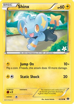 Shinx (42) 42/99 - Next Destinies Reverse Holofoil - Poke-Collect