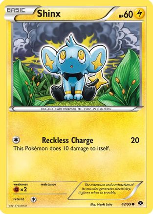 Shinx (43) 43/99 - Next Destinies Reverse Holofoil - Poke-Collect