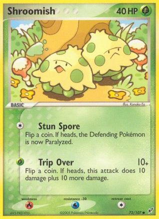 Shroomish 72/107 - Deoxys Reverse Holofoil - Poke-Collect