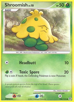 Shroomish 108/132 - Secret Wonders Reverse Holofoil - Poke-Collect