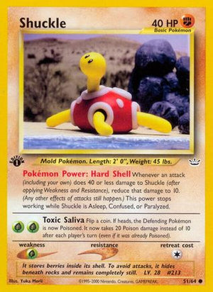 Shuckle 51/64 - Neo Revelation 1st Edition - Poke-Collect