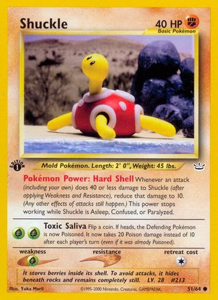 Shuckle 51/64 - Neo Revelation 1st Edition - Poke-Collect