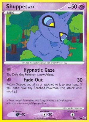 Shuppet 92/127 - Platinum Reverse Holofoil