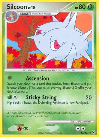Silcoon 63/127 - Platinum Reverse Holofoil - Poke-Collect