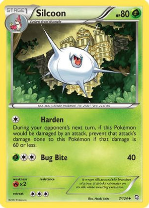 Silcoon 7/124 - Dragons Exalted - Poke-Collect