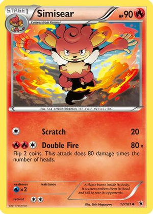 Simisear 17/101 - Noble Victories - Poke-Collect