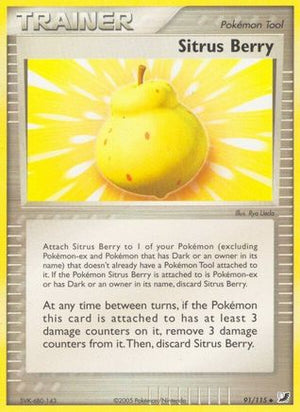 Sitrus Berry 91/115 - Unseen Forces - Poke-Collect