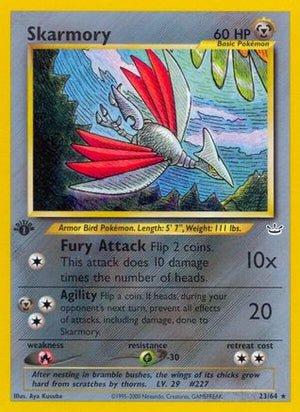 Skarmory 23/64 - Neo Revelation 1st Edition - Poke-Collect