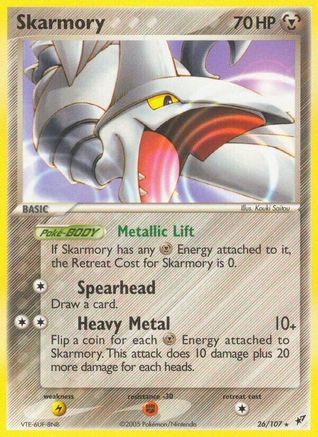 Skarmory 26/107 - Deoxys Reverse Holofoil - Poke-Collect