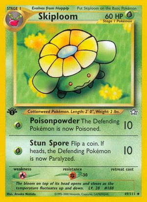 Skiploom 49/111 - Neo Genesis 1st Edition - Poke-Collect