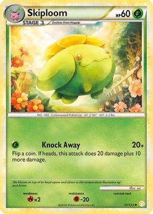 Skiploom 51/123 - HeartGold & SoulSilver - Poke-Collect
