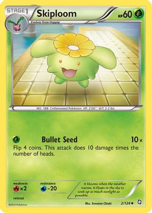 Skiploom 2/124 - Dragons Exalted - Poke-Collect