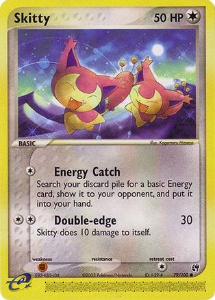 Skitty 79/100 - Sandstorm Reverse Holofoil - Poke-Collect