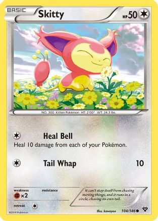 Skitty 104/146 - XY Reverse Holofoil - Poke-Collect
