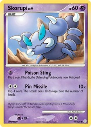 Skorupi 99/130 - Diamond & Pearl Reverse Holofoil - Poke-Collect