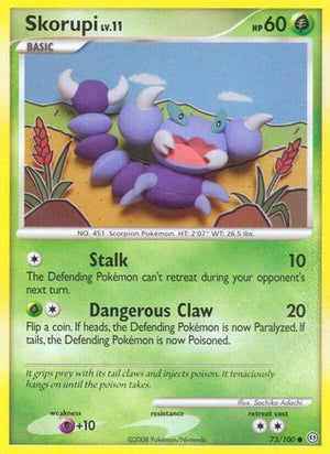 Skorupi 73/100 - Stormfront Reverse Holofoil - Poke-Collect