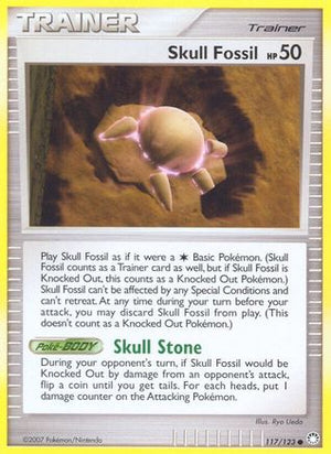 Skull Fossil 117/123 - Mysterious Treasures - Poke-Collect