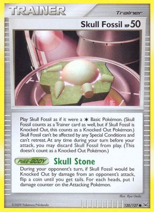 Skull Fossil 120/127 - Platinum Reverse Holofoil - Poke-Collect