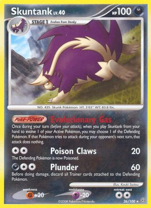 Skuntank 26/100 - Stormfront Reverse Holofoil - Poke-Collect